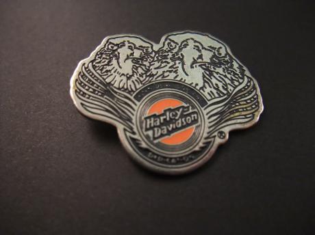 Harley- Davidson motor grijs met logo